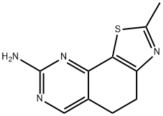 (2-Methyl-4,5-dihydrothiazolo[4,5-h]quinazolin-8-yl)amine 구조식 이미지