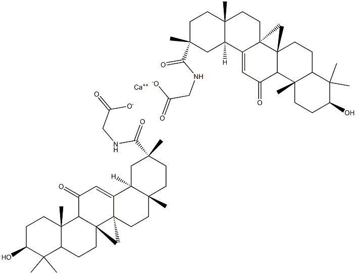 glycyrrhetinyl-glycine conjugate Structure