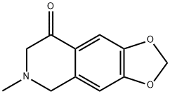 1,?3-?Dioxolo[4,?5-?g]?isoquinolin-?8(5H)?-?one, 6,?7-?dihydro-?6-?methyl- 구조식 이미지