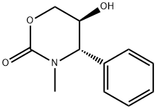(4S,5S)-Tetrahydro-5-hydroxy-3-methyl-4-phenyl-2H-1,3-oxazin-2-one Structure
