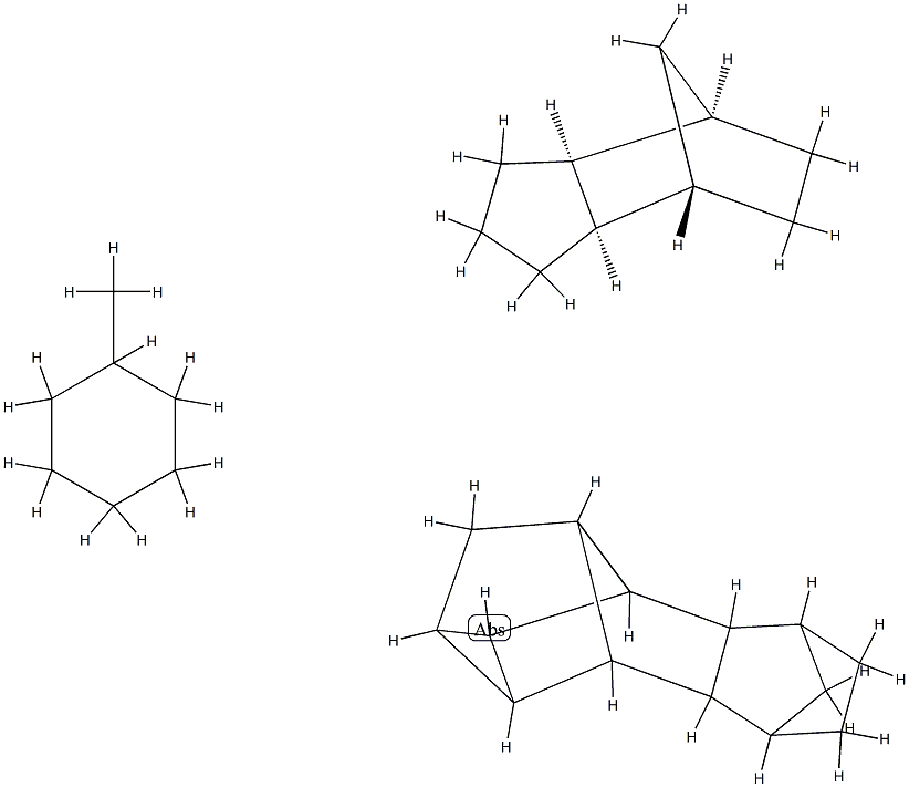4,7-Methano-2,3,8-methenocyclopent(a)indene, dodecahydro-, stereoisome r, mixt. with methylcyclohexane and (3aalpha,4beta,7beta,7aalpha)-octa hydro-4,7-methano-1H-indene 구조식 이미지