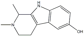 1H-Pyrido[3,4-b]indol-6-ol,2,3,4,9-tetrahydro-1,2-dimethyl-(9CI) 구조식 이미지