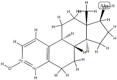 17β-Estradiol-13C2 Structure