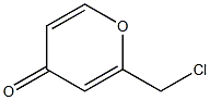 4H-피란-4-온,2-(클로로메틸)-(9CI) 구조식 이미지