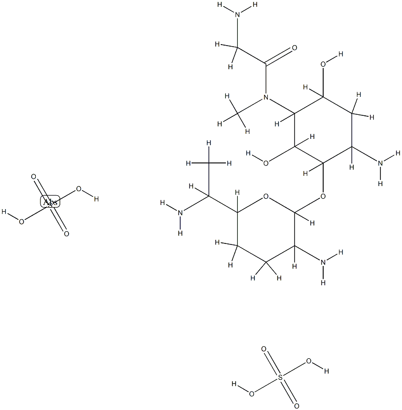 3-de-O-methylsporaricin A sulfate 구조식 이미지