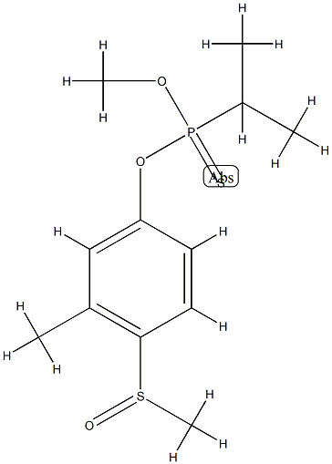 methoxy-(3-methyl-4-methylsulfinyl-phenoxy)-propan-2-yl-sulfanylidene- phosphorane Structure