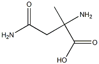 Asparagine,2-methyl-(6CI,9CI) Structure