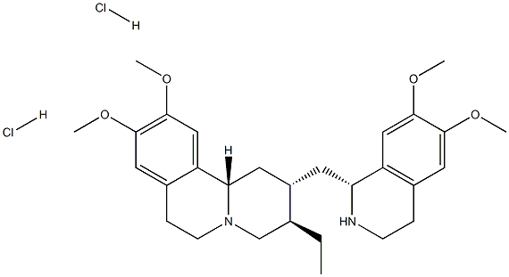 (+-)-Dehydro-2,3-emetine 2HCl [French] Structure