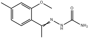 Hydrazinecarboxamide?, 2-?[1-?(2-?methoxy-?4-?methylphenyl)?ethylidene]?- 구조식 이미지