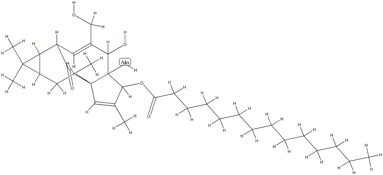 3-O-tetradecanoylingenol Structure