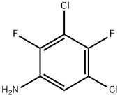 2,4-Difluoro-3,5-dichloroaniline 구조식 이미지