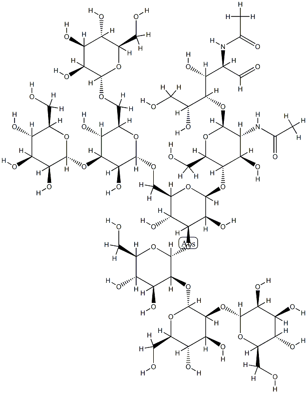 OligoMannose-7D1 (Man-7D1) 구조식 이미지