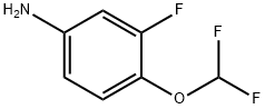 4-(Difluoromethoxy)-3-fluoroaniline（WS204099） Structure