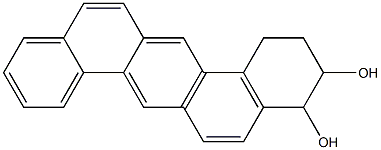 dibenz(a,h)anthracene-1,2,3,4-tetrahydro-3,4-diol 구조식 이미지