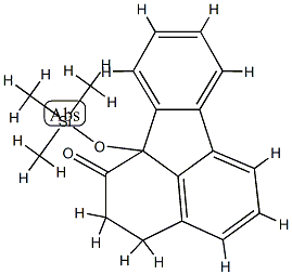 10b-trimethylsilyloxy-2,3-dihydrofluoranthen-1-one Structure
