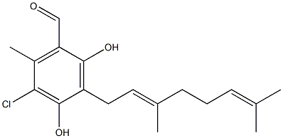 Colletochlorin B 구조식 이미지