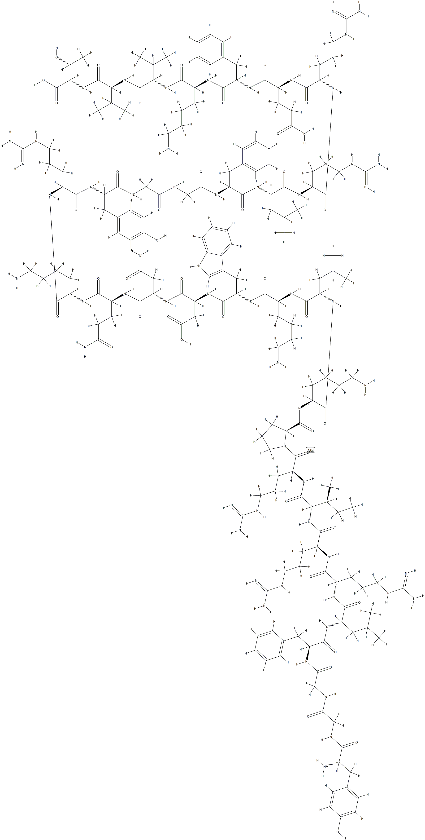 디노르핀(1-32) 구조식 이미지