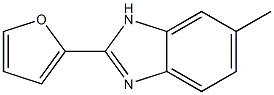 1H-Benzimidazole,2-(2-furanyl)-5-methyl-(9CI) 구조식 이미지