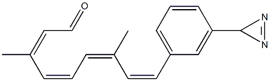 3-diazirinophenylretinal 구조식 이미지