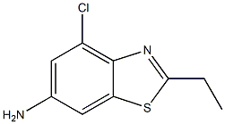 6-Benzothiazolamine,4-chloro-2-ethyl-(9CI) Structure