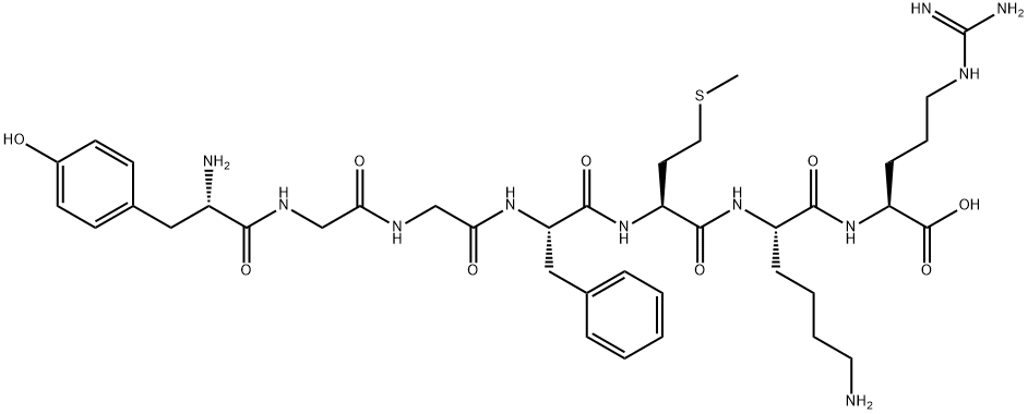 enkephalin-Met, Lys(6)-Arg(7)- 구조식 이미지