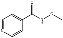 4-Pyridinecarboxamide,N-methoxy-(9CI) Structure