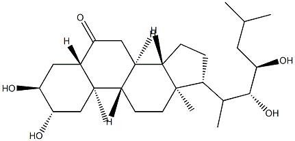 28-norcastasterone Structure