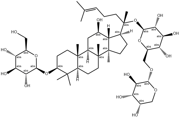 Ginsenoside Rd2 Structure