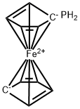 Phosphinoferrocene, 98% Structure