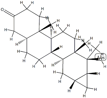 18-hydroxy-18-methyl-16,17-methylene-D-homoandrostane-3-one Structure