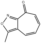 8H-Cyclohept[c]isoxazol-8-one,3-methyl-(9CI) Structure