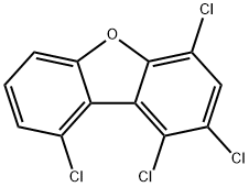 1,2,4,9-TCDF Structure