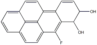 6-fluorobenzo(a)pyrene-7,8-dihydrodiol Structure