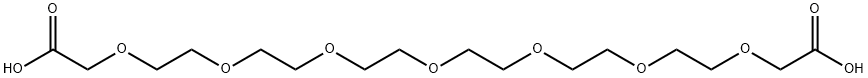 HOOCCH2O-PEG6-CH2COOH Structure
