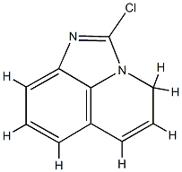 4H-Imidazo[4,5,1-ij]quinoline,2-chloro-(9CI) Structure