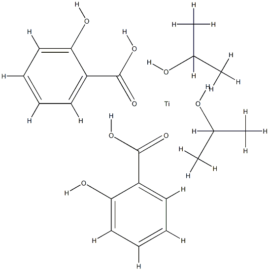 bis(salicylato-O1,O2)bis(propan-2-olato)titanium 구조식 이미지