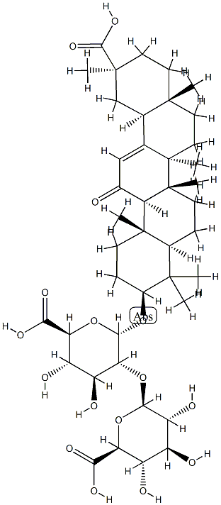 18α-Glycylrrhizin Structure