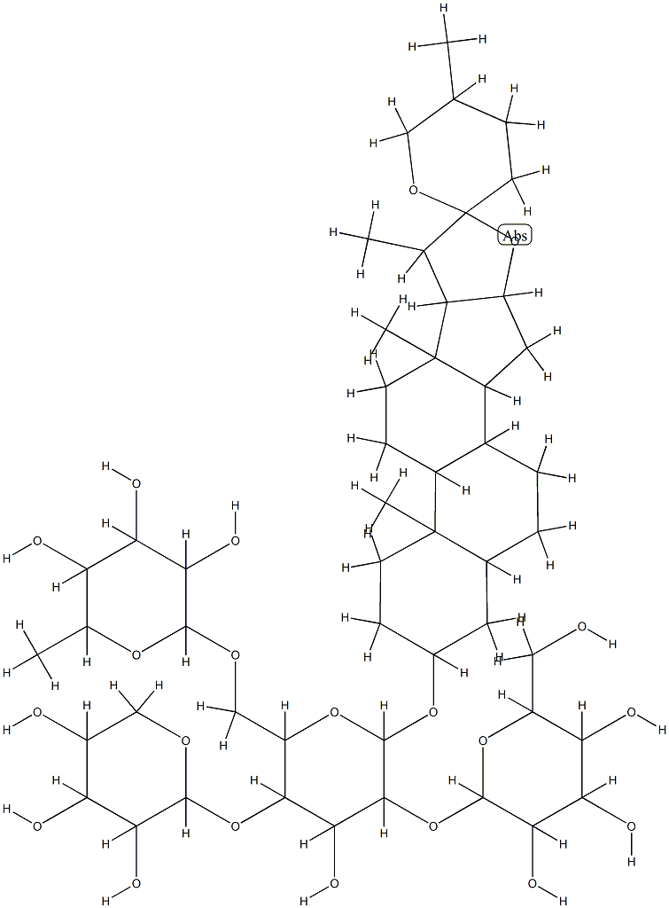 Asparanin D Structure