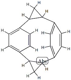 Pentacyclo[10.2.2.25,8.02,4.09,11]octadeca-5,7,12,15,17-hexaene- Structure