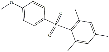 2-[(4-methoxyphenyl)sulfonyl]-1,3,5-trimethylbenzene 구조식 이미지