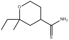 2H-Pyran-4-carbothioamide,2-ethyltetrahydro-2-methyl-(9CI) 구조식 이미지
