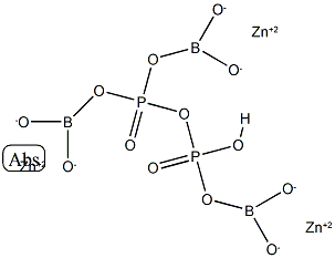 phosphoric acid, anhydride with boric acid (1:3), zinc salt (1:3) Structure