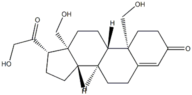 18,19-Dihydroxydeoxycorticosterone Structure