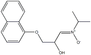 프로프라놀롤N-알도니트론 구조식 이미지