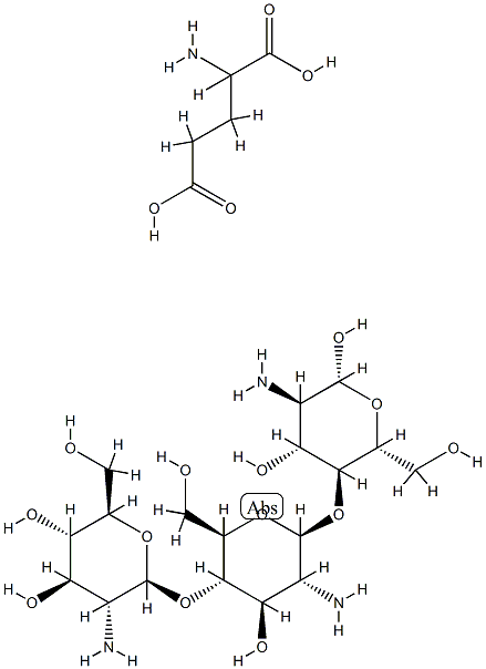 Chitosan Glutamate Structure