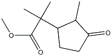 시클로펜탄아세트산,-알파-,-알파-,2-트리메틸-3-옥소-,메틸에스테르(9CI) 구조식 이미지