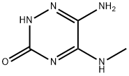 1,2,4-Triazin-3(2H)-one,6-amino-5-(methylamino)-(9CI) Structure