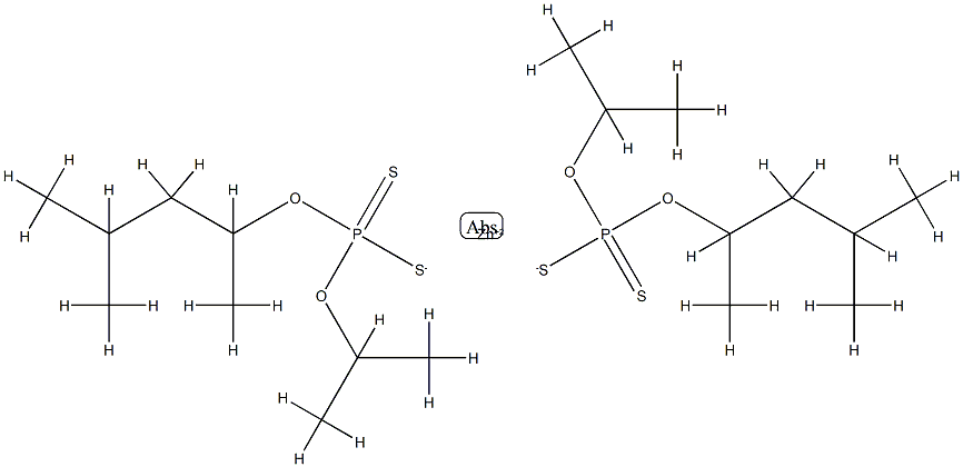 Phosphorodithioic acid, mixed O,O-bis(1,3-dimethylbutyl and iso-Pr) esters, zinc salts Structure
