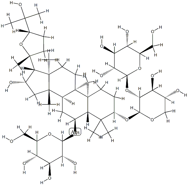 Astragaloside VI 구조식 이미지