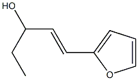 1-(2-Furyl)-1-penten-3-ol, GC 98% Structure